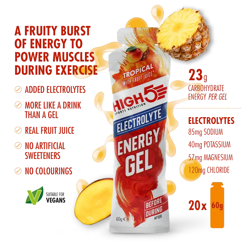 Gel Energético Electrolitos | High5 Tienda Online